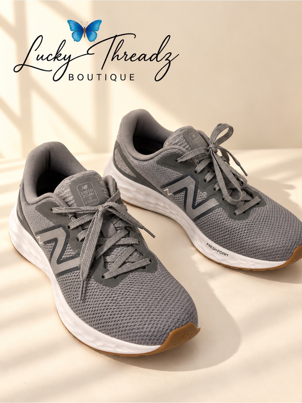 New Balance Fresh Foam Arishi v4 Running Shoes Men’s 10 Gray Gum